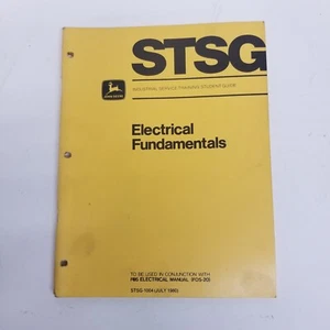 John Deere Industrial Service Training Guide Electric Fundamentals STSG-1004 - Picture 1 of 6