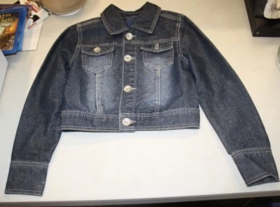 SQUEEZE DENIM W/ WOOL JACKET SIZE SMALL 8 FREE SHIPPING - Image 1 of 3
