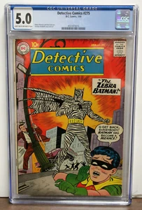 DETECTIVE COMICS #275 (1960) CGC 5.0, Zebra Batman, Joe Certa, Sheldon Moldoff - Picture 1 of 4