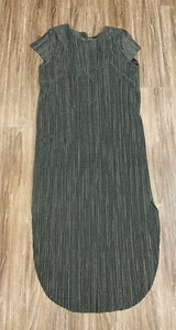 Sabina Musayev Shirin Midi Dress in Olive Women's Size XS Round Hem Waffle Green - Picture 1 of 6