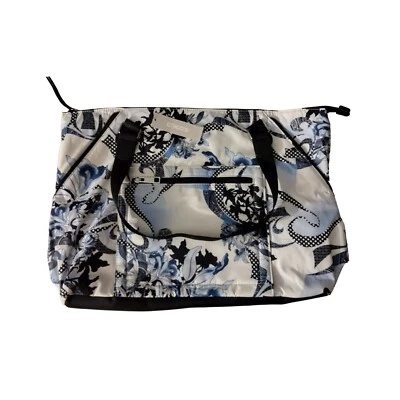 NUEVO CON ETIQUETAS - Bolso de Mano o Yoga Chico's Ajustable Tamaño Azul y Blanco Floral Medley Foto 1 de 4