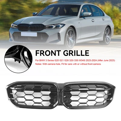 NUEVA parrilla delantera negra brillante para BMW G20 320i 330i M340i 2023-2024 Foto 1 de 4