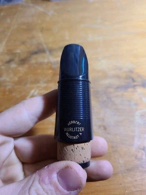 Boquilla clarinete alemán Wurlitzer M5+ de stock antiguo nueva Foto 1 de 4