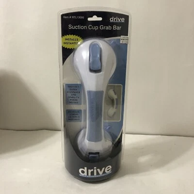 Barra de agarre de ventosa Drive Medical Shower 12”, #RTL 13095 nueva en paquete Foto 1 de 4