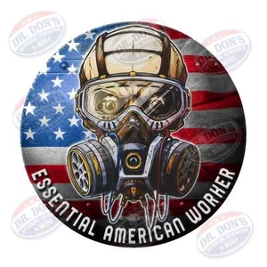 American Essential Worker Hard Hat Vinyl Aufkleber / UBEW-Amerika - Bild 1 von 8