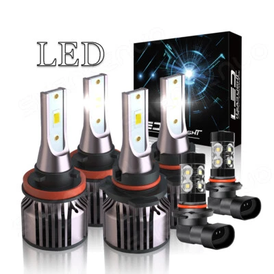 For Lexus RX330 2004 2005 2006 6x 6000K LED Headlight Fog Light Bulbs Combo Kits - Image 1 of 4