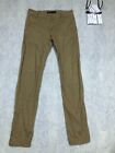 Just Jeans Size 30 Beige Mens Chino Pants Zip Skinny Stretch