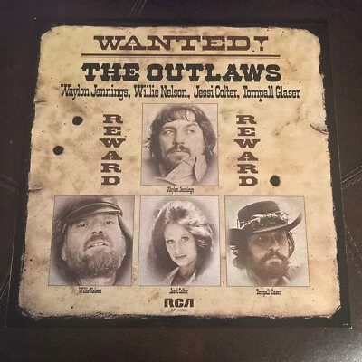 1977 Vinyl Record THE OUTLAWS With WILLIE NELSON WAYLON JENNINGS & More - Image 1 of 4