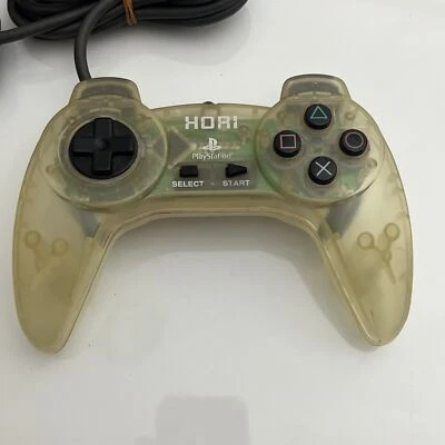 Sony Hori Pad PlayStation Boomerang Controller for PS1 Transparent - Image 1 of 4