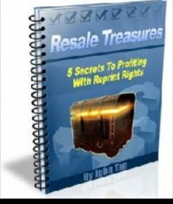 5 secrets to profiting with reprint rights eBook Pdf resell rights
