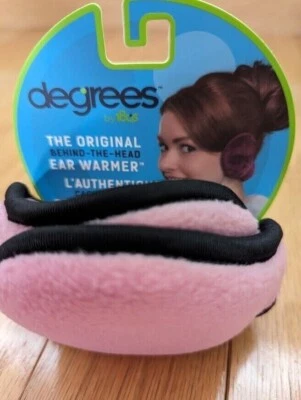 Muff/aquecedores femininos de lã atrás da cabeça Degrees by 180s rosa - Imagem 1 de 2