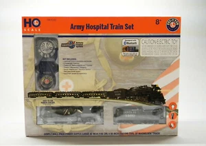 LIONEL HO SCALE LIONCHIEF US ARMY HOSPITAL PASSENGER STEAM TRAIN SET 1951030 NEW - Picture 1 of 5