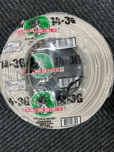 Colonial Cerromax 250' 14/3 AWG Stärke NM-B Innenbereich Kupfer elektrisches Drahtkabel - Bild 1 von 2