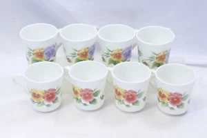 Lote de 8 tazas Corelle Summer Blush Pansy - Imagen 1 de 5