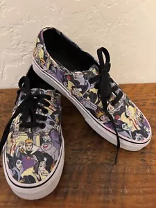 RARO~VANS/VILLANOS DE DISNEY~Mujeres 9/Hombres 7.5-URSULA+Cruella+MALÉFICA~Auténtico - Imagen 1 de 9