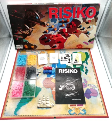 Risiko Parker 1975 Überarbeitete Ausgabe inkl. alte Karten 6011076 geprüft rar - Bild 1 von 4