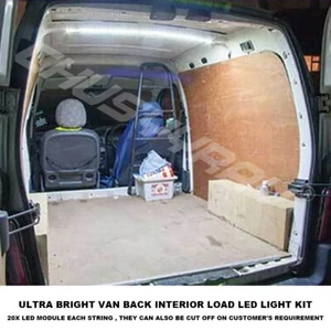 Kit de luces LED de carga interior trasera para camioneta Ford Transit MK7 2007-2014 SUPER BRILLANTE - Imagen 1 de 9