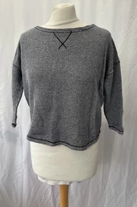Pure Collection Women’s Cotton 3/4 Sleeve Jumper Size 10 - Picture 1 of 12