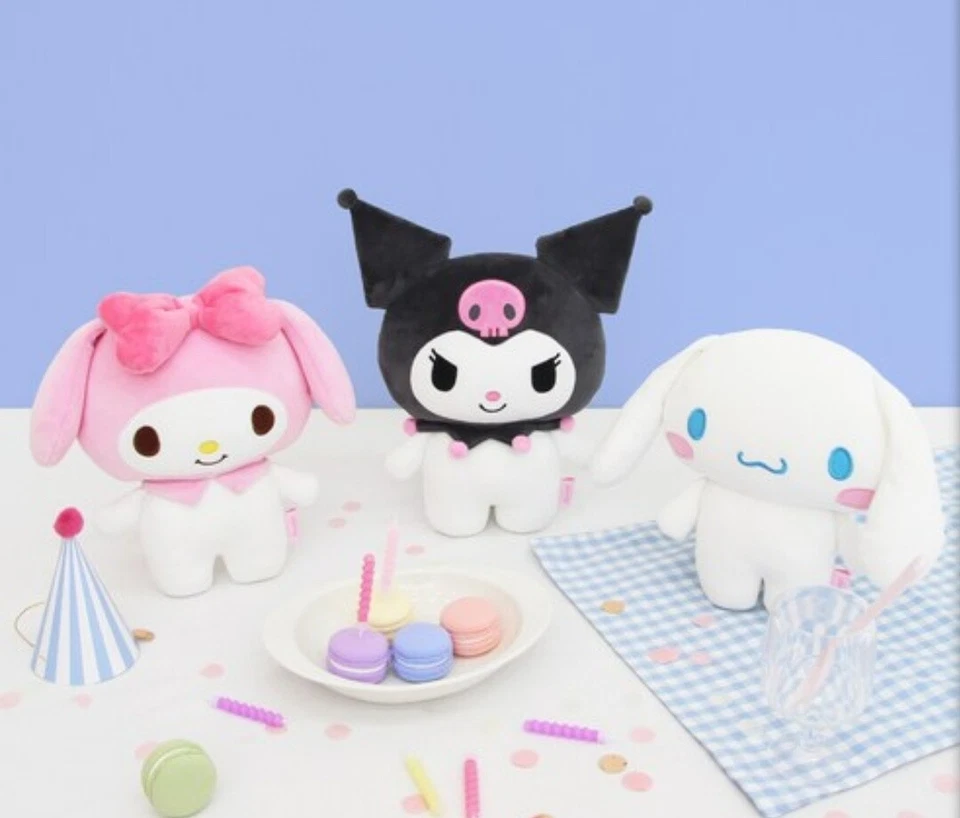 Sanrio Cinnamon Roll My Melody Kuromi Plush Doll Toy 25 cm - Image 1 of 1