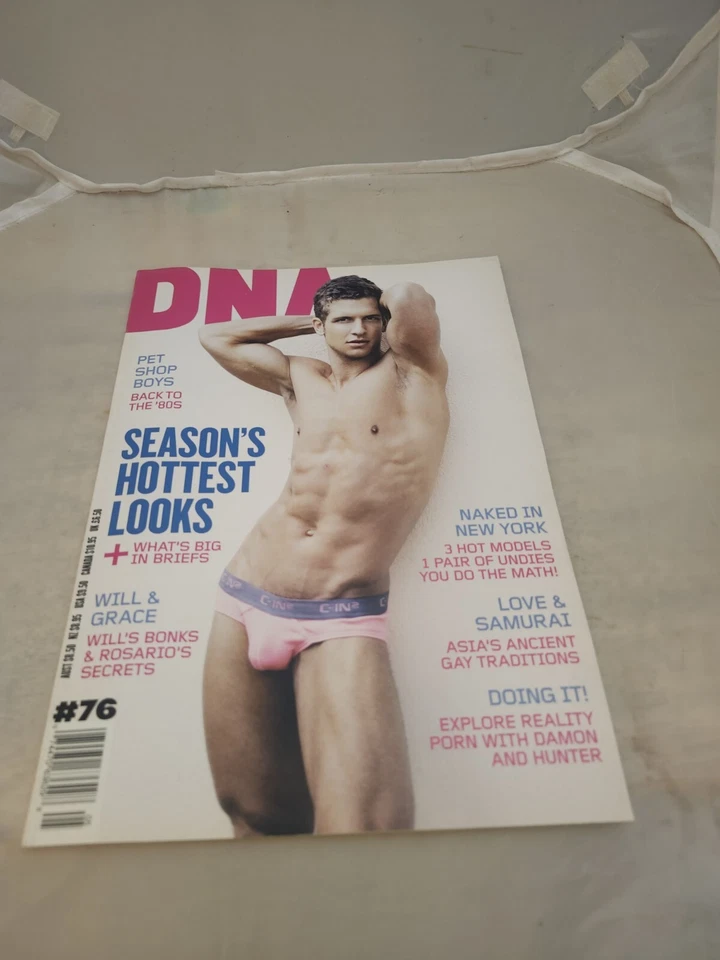 DNA Magazine #76 Gay Men Adam Hills, Patrick Gale, Artie Rocke Foto 1 de 2