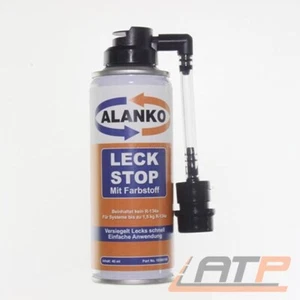 ALANKO 40 ml KLIMA DICHTMITTEL LECK STOPP R-134a MIT FÜLLSCHLAUCH FARBSTOFF - Bild 1 von 1