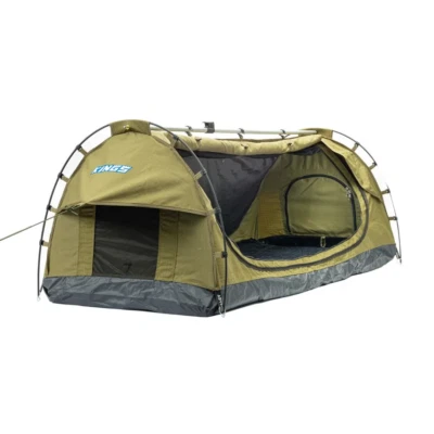 Tienda de campaña individual Adventure Kings Big Daddy Deluxe + bolsa de almacenamiento de lona Foto 1 de 4