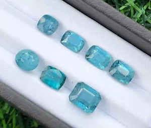 Pietra preziosa tormalina Paraiba taglio naturale 11,95 carati dall'Afghanistan - Foto 1 di 14