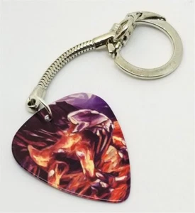 Heatran of Pokemon Guitar Pick Keychain - Picture 1 of 2