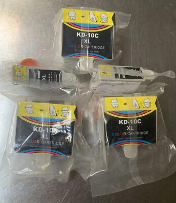3 KD 10C Color and 2 KD 10B Black cartridges - Image 1 of 3