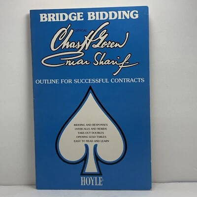 VTG Bridge Bidding Guide Book Charles H Loren Official Hoyle 1979 Made In USA - Image 1 of 4