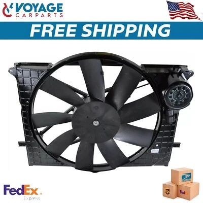 Ventilador de refrigeración del radiador y motor para Mercedes Benz CL500 CL55 S430 S500 S55 2000-01 Foto 1 de 3