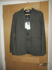BNWT Joules Westleigh Tweed Blazer Dark Green Tweed - Size 10