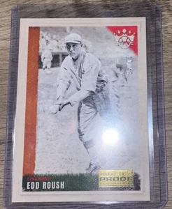 2022 Panini Diamond Kings Gold Artist Proof Edd Roush Cincinnati Reds #'d 10/49 - Picture 1 of 3