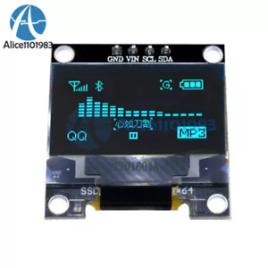 0.96" I2C IIC Serial 128X64 128*64 Blue OLED LCD LED Display Module for Arduino - Picture 1 of 12