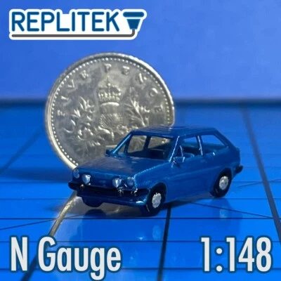 REPLITEK Spurweite N Ford Fiesta XR2 MK1 - blau
