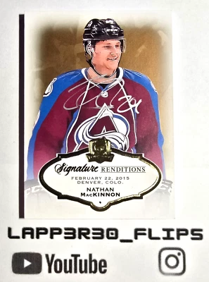 Nathan MacKinnon 2015-2016 The Cup Signature Renditions Auto SP #SR-NM - Image 1 of 3