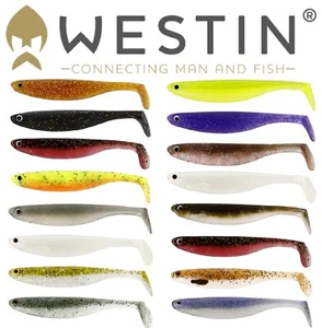 Westin ShadTeez Slim 5cm Weichköder Barsch Hecht Zander Shad - Bild 1 von 17