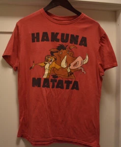 DISNEY THE LION KING HAKUNA MATATA MEN'S T-SHIRT SIZE LARGE - Picture 1 of 4