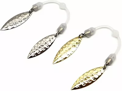 Harmony Fishing – Twin Blade Slip-On Spinner Blades for Fishing Lures (6 Pack)