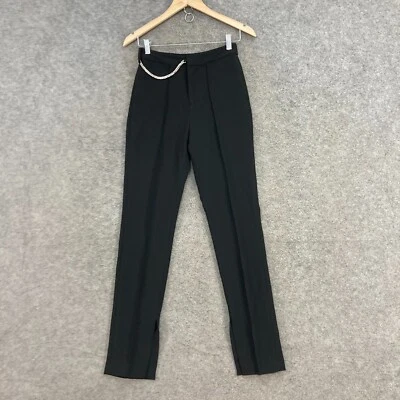 Pantalones de diseñador Alyx Studio para mujer pequeños negros plisados Italia bolsillos 19014 Foto 1 de 4