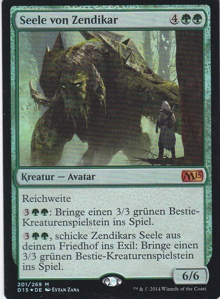 MAGIC Seele von Zendikar FOIL deutsch Soul of Zendikar / Planeswalkers Promos  - Bild 1 von 1