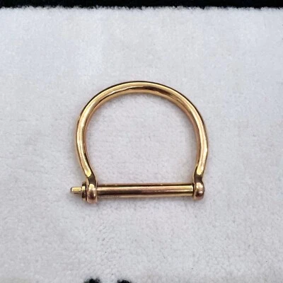 Brazalete Brazalete Miansai Chapado en Oro 18k Tornillo Foto 1 de 4