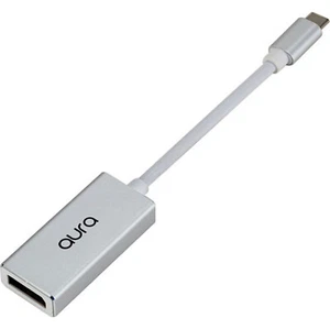 Adaptador Aura USB-C (M) a puerto de pantalla (F) niquelado macho-hembra blanco 20 cm - Imagen 1 de 1