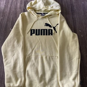 Puma Hoodie Size S Yellow Front Pocket Long Sleeve VGC-LNC - Picture 1 of 14