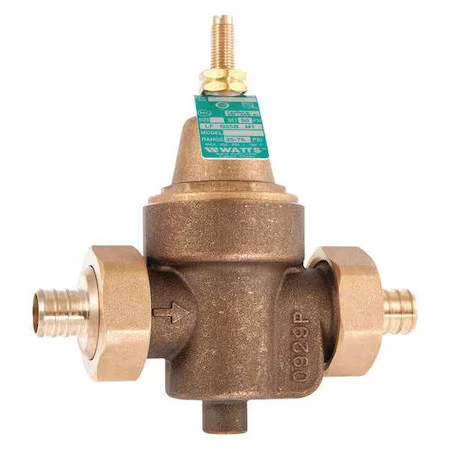 Watts 1/2" Lfn55bm1-Du-Pex Water Pressure Reducing Valve, 4-1/4 In.L - Image 1 of 1