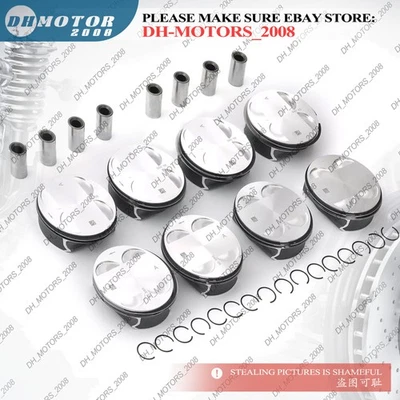 Juego de 8 pistones y anillos STD para BMW 550i 650i 750i X5 E63 E64 E53 E70 N62B48 4,8 L Foto 1 de 4