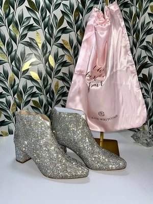 Kate Whitcomb Wedding Shoes 7 Rhinestone Boots Bailee Western Rodeo Cowgirl - Image 1 of 3