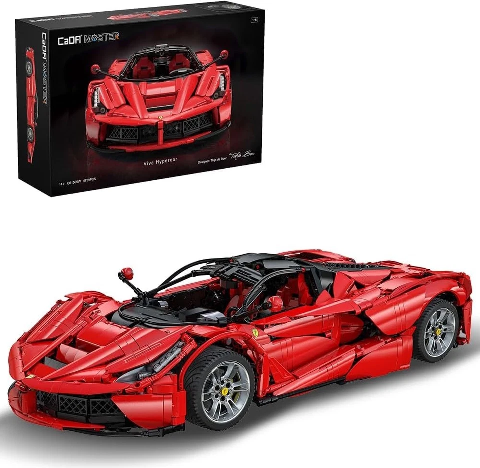 CaDA C61505 – Ferrari LaFerrari Viva Hypercar Model | 4,739 pcs Master 1:8, New - Image 1 of 4