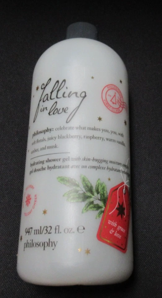 PHILOSOPHY "FALLING IN LOVE" GEL DE DUCHA HIDRATANTE, CHAMPÚ 32 OZ. + BOMBA Foto 1 de 1