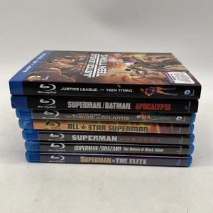 Dc Comics Blu Ray Superman / Justice League Lot! Missing One Disc! - Imagen 1 de 11